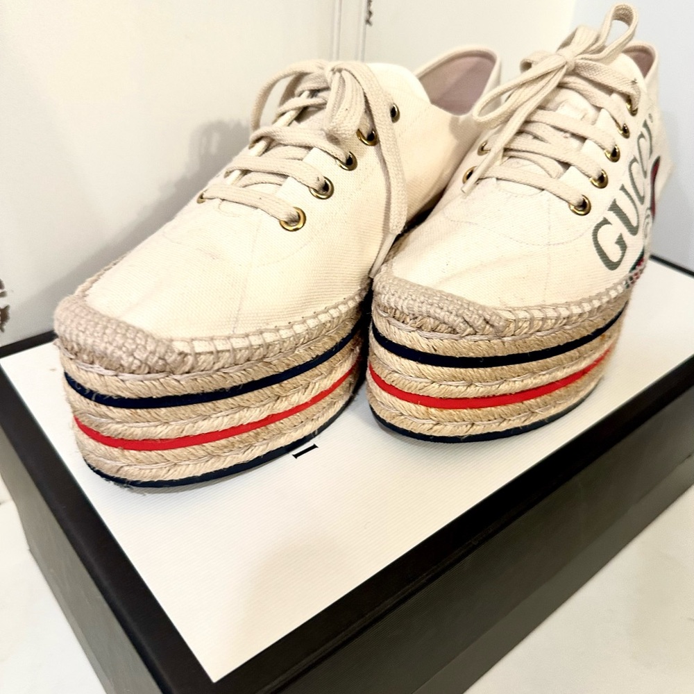 Authentic Gucci Platform Espadrilles - image 2